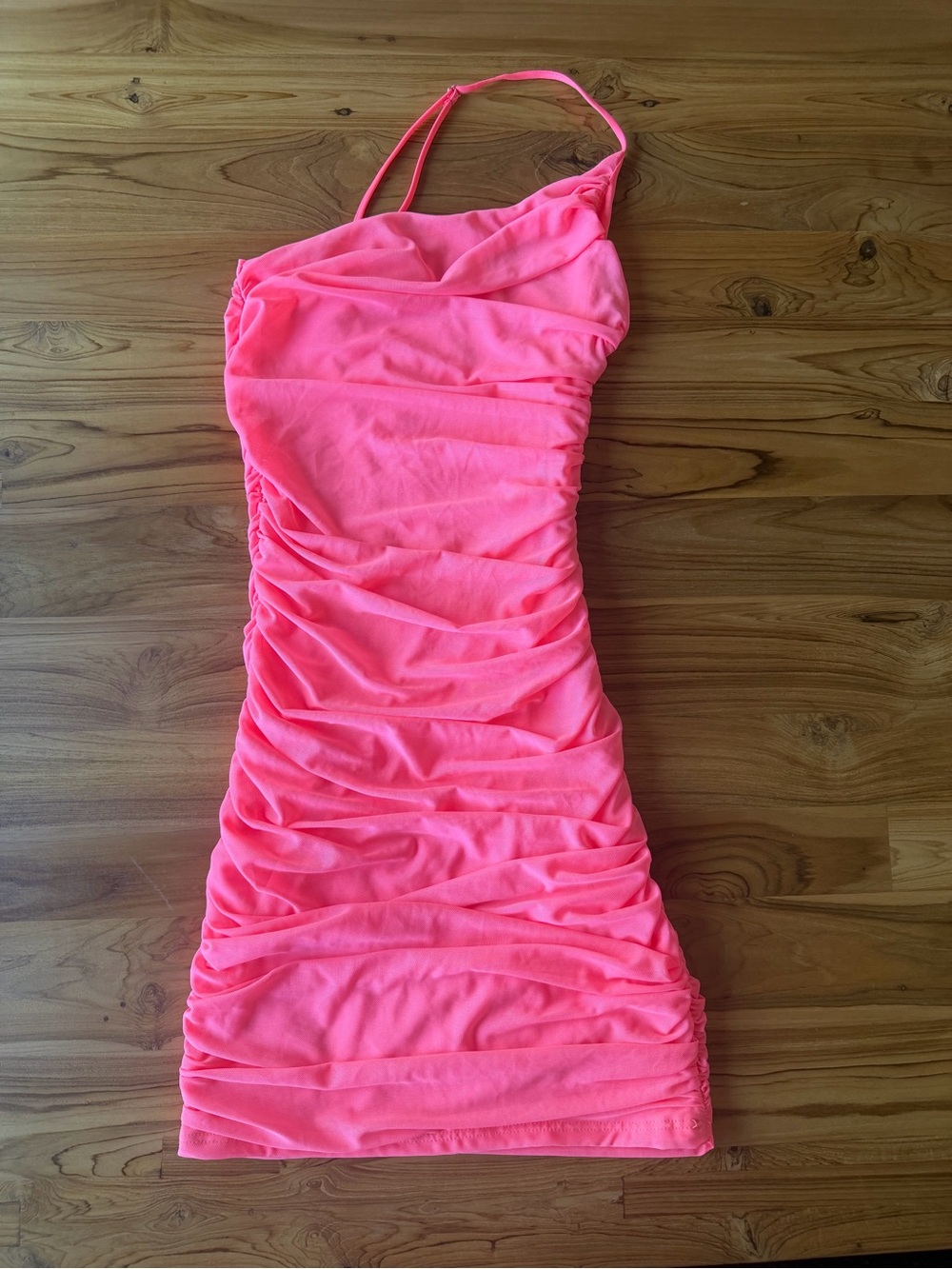Lucy in the Sky HOCO Slip Dress - Neon Pink